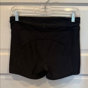Lululemon Athletica fast and free high rise Women's Black Athletic Shorts
